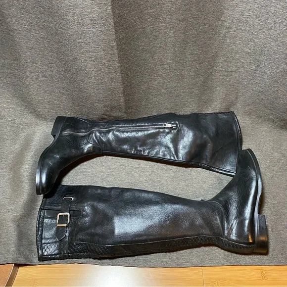 RON WHITE Italian leather over-the-knee boot 🇮🇹 - Picture 6 of 8